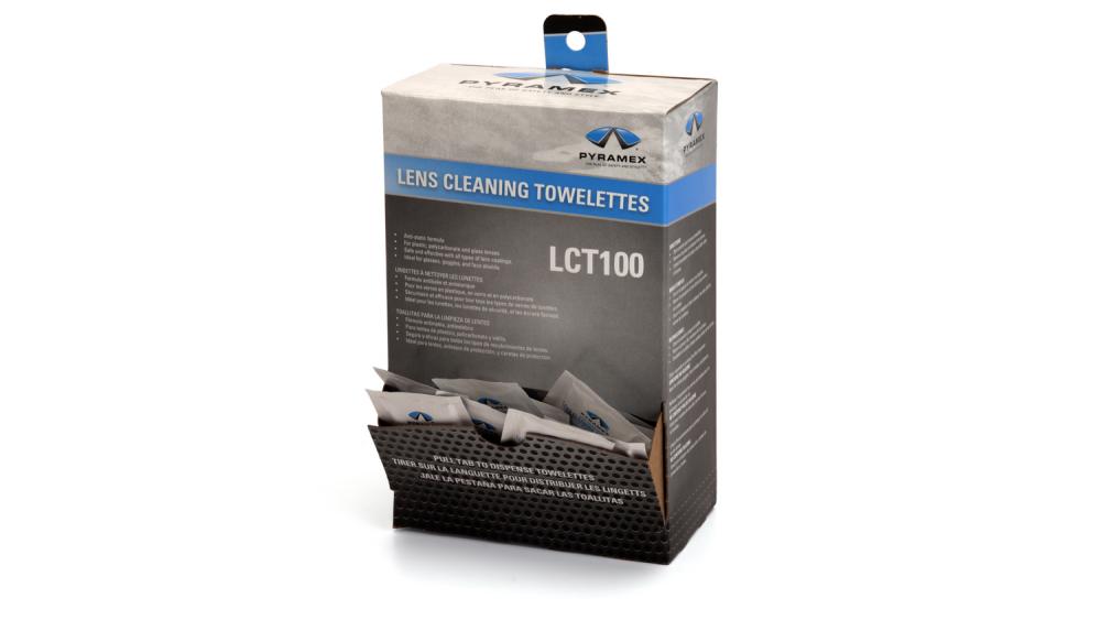 Lens Cleaning Towelettes 100 - CSA<span class='Notice ItemWarning' style='display:block;'>Item has been discontinued<br /></span>