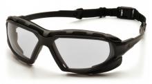 Pyramex Safety SBG5010DT - Highlander Plus - Black-Gray Frame/Clear Anti-Fog Lens