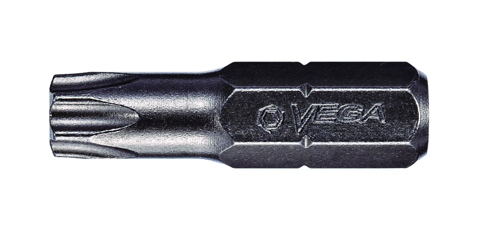 Vega TORX Tamper 25 Insert Bit x 1&#34;<span class=' ItemWarning' style='display:block;'>Item is usually in stock, but we&#39;ll be in touch if there&#39;s a problem<br /></span>