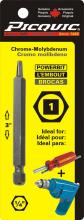 Picquic Tool Company Inc 88011 - 3 inch RobertsonÂ® # 1 Powerbit Carded