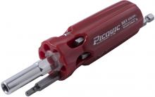 Picquic Tool Company Inc 88154B - Hexcalibre Metric Multibit Driver Bulk Red