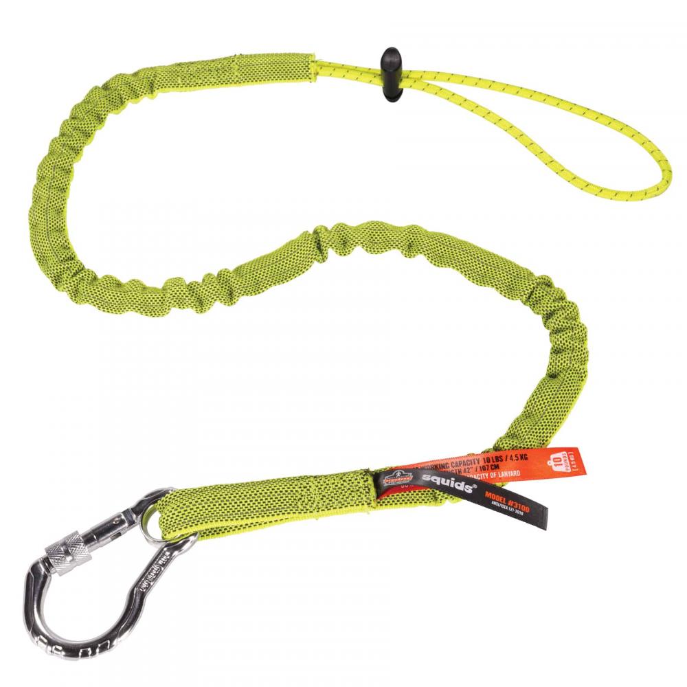 3100 Single Standard Lime Lanyard - Carabiner Loop - 10lbs<span class=' ItemWarning' style='display:block;'>Item is usually in stock, but we&#39;ll be in touch if there&#39;s a problem<br /></span>