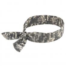 Ergodyne 12304 - 6700 Camo Cooling Bandana Headband - Polymer - Tie