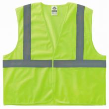 Ergodyne 20975 - 8205HL L/XL Lime Class 2 Super Economy Mesh Vest - H+L