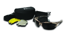 Wolf Peak(Edge Eyewear) TSDK41CK - Forest Camouflage Frame / Polarized Smoke, Anti-Reflective, Yellow Lenses