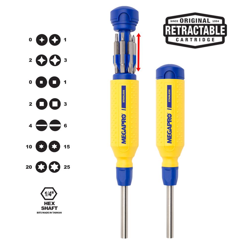 15-in-1 Stainless Steel Screwdriver<span class=' ItemWarning' style='display:block;'>Item is usually in stock, but we&#39;ll be in touch if there&#39;s a problem<br /></span>