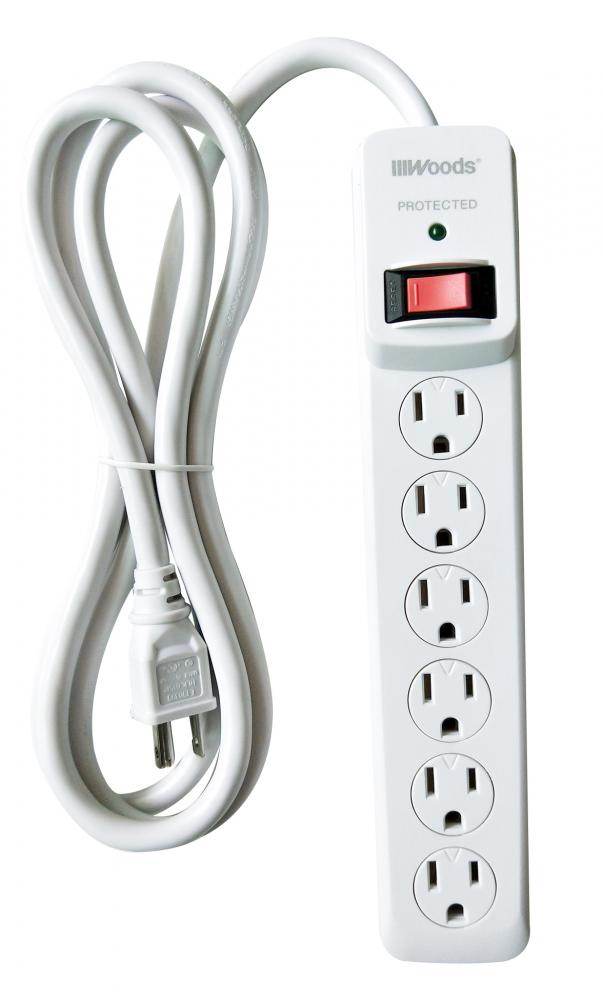 SURGE- 6 OUT SURGE 680J 6&#39; CORD<span class=' ItemWarning' style='display:block;'>Item is usually in stock, but we&#39;ll be in touch if there&#39;s a problem<br /></span>