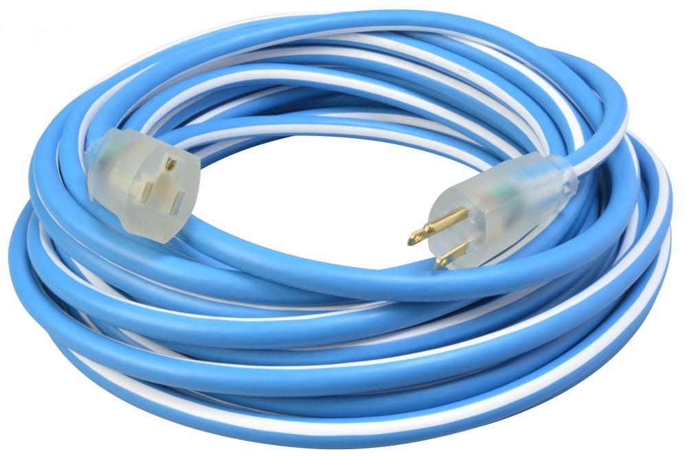 EXTCORD- 12/3 SJEOW 50&#39; BLUE/WHT LE PSS+<span class=' ItemWarning' style='display:block;'>Item is usually in stock, but we&#39;ll be in touch if there&#39;s a problem<br /></span>