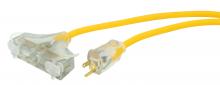 Southwire 3488SW0002 - 12/3 50'SJEOW T-S YL LT/ED