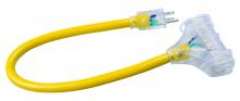 Southwire 3482SW8802 - CORD- TRI-SOURCE 12/3 2' SEOW YELLOW