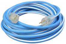 Southwire 1638SW0061 - EXTCORD- 12/3 SJEOW 50' BLUE/WHT LE PSS+