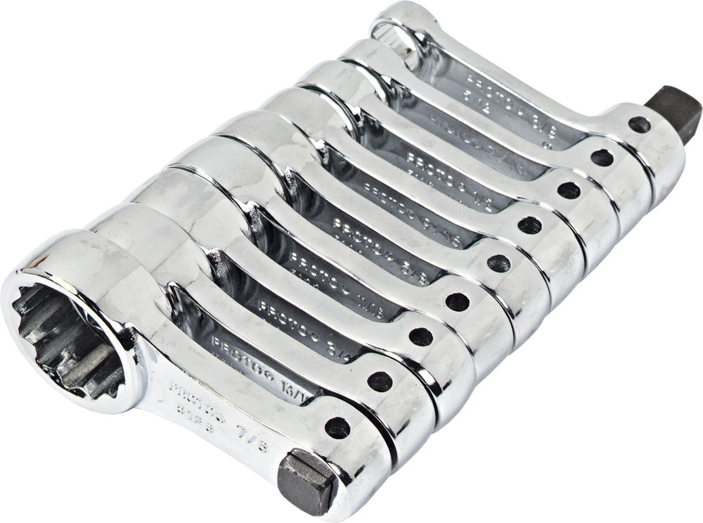 Proto(R) 9 Piece 3/8 Drive Torque Adapter Set - 12 Point<span class=' ItemWarning' style='display:block;'>Item is usually in stock, but we&#39;ll be in touch if there&#39;s a problem<br /></span>