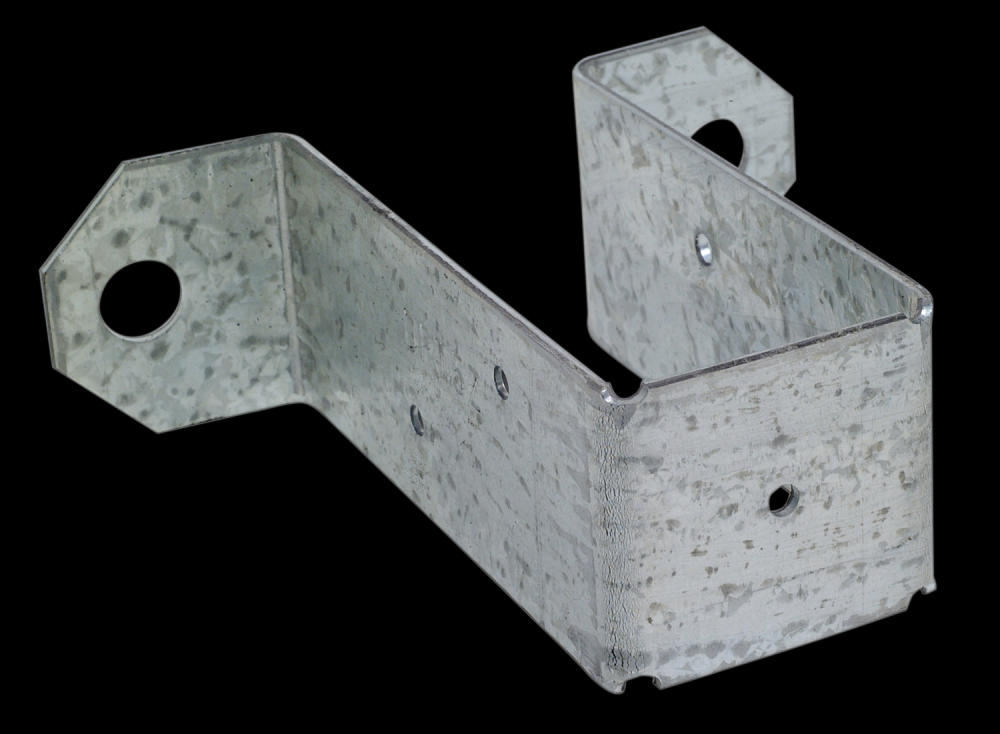 DPTZ ZMAX® Galvanized Deck Post Tie for 2x4 Post<span class=' ItemWarning' style='display:block;'>Item is usually in stock, but we&#39;ll be in touch if there&#39;s a problem<br /></span>