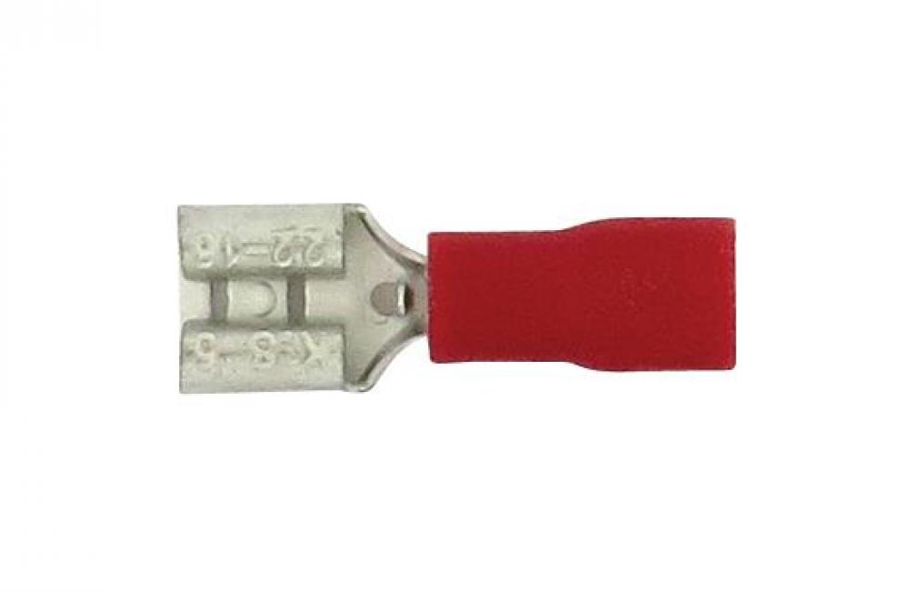 KSPEC FEM SLIDE 22-18GA .205x.020 PVC RED 100PK<span class=' ItemWarning' style='display:block;'>Item is usually in stock, but we&#39;ll be in touch if there&#39;s a problem<br /></span>