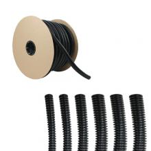 Techspan 769870C - LOOM SPLIT POLY BLACK 1/4InchID 100FT SPOOL