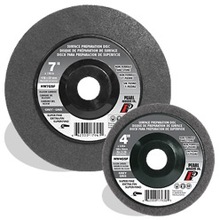 Pearl Abrasive Co. NW45GSF - 4-1/2 x 7/8 SC Grey Surface Preparation Wheel, Super Fine Grit