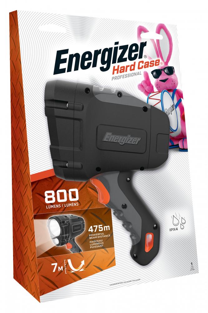 Energizer Hard Case Professional Spotlight, 800 High Lumen, Indoor and Outdoor Spotlight<span class=' ItemWarning' style='display:block;'>Item is usually in stock, but we&#39;ll be in touch if there&#39;s a problem<br /></span>