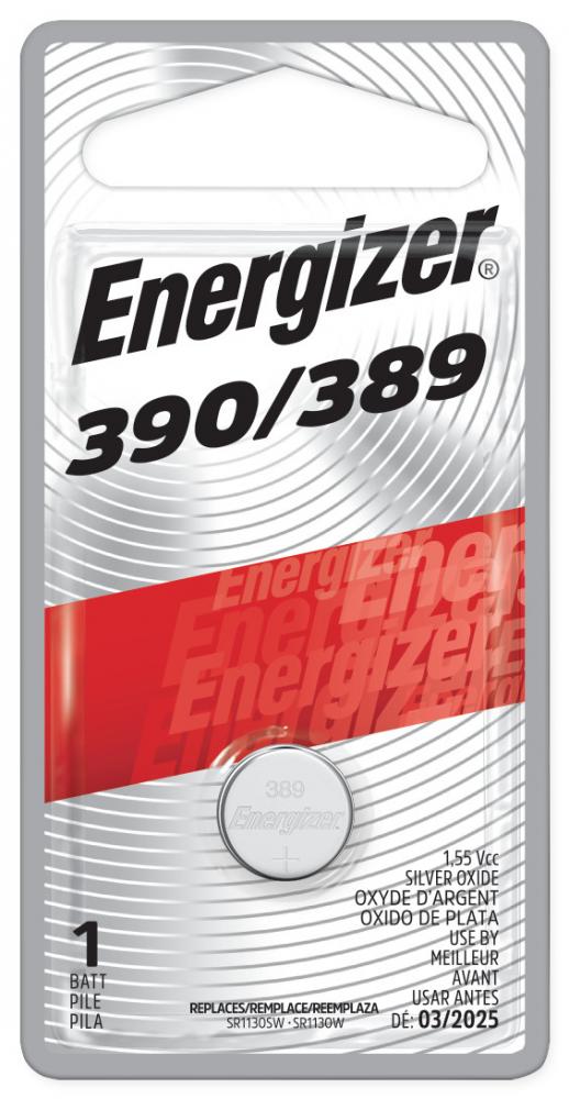 Energizer 389 Silver Oxide Button Battery, 1 Pack<span class=' ItemWarning' style='display:block;'>Item is usually in stock, but we&#39;ll be in touch if there&#39;s a problem<br /></span>