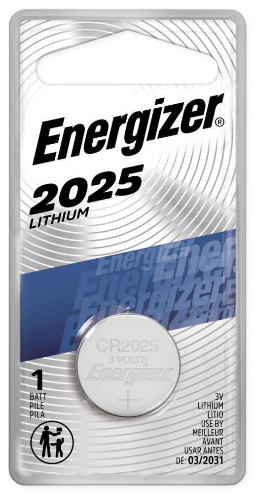Energizer 2025 Batteries (1 Pack), 3V Lithium Coin Batteries<span class=' ItemWarning' style='display:block;'>Item is usually in stock, but we&#39;ll be in touch if there&#39;s a problem<br /></span>