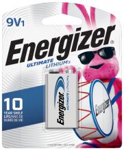 Energizer L522BP - Energizer Ultimate Lithium 9V Batteries (1 Pack), Lithium 9 Volt Batteries