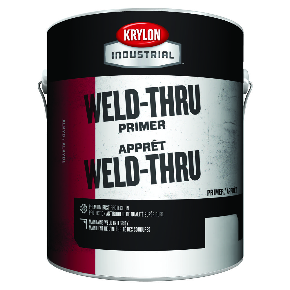 Krylon Industrial Weld-Thru Primer, Black Primer, Gallon<span class=' ItemWarning' style='display:block;'>Item is usually in stock, but we&#39;ll be in touch if there&#39;s a problem<br /></span>