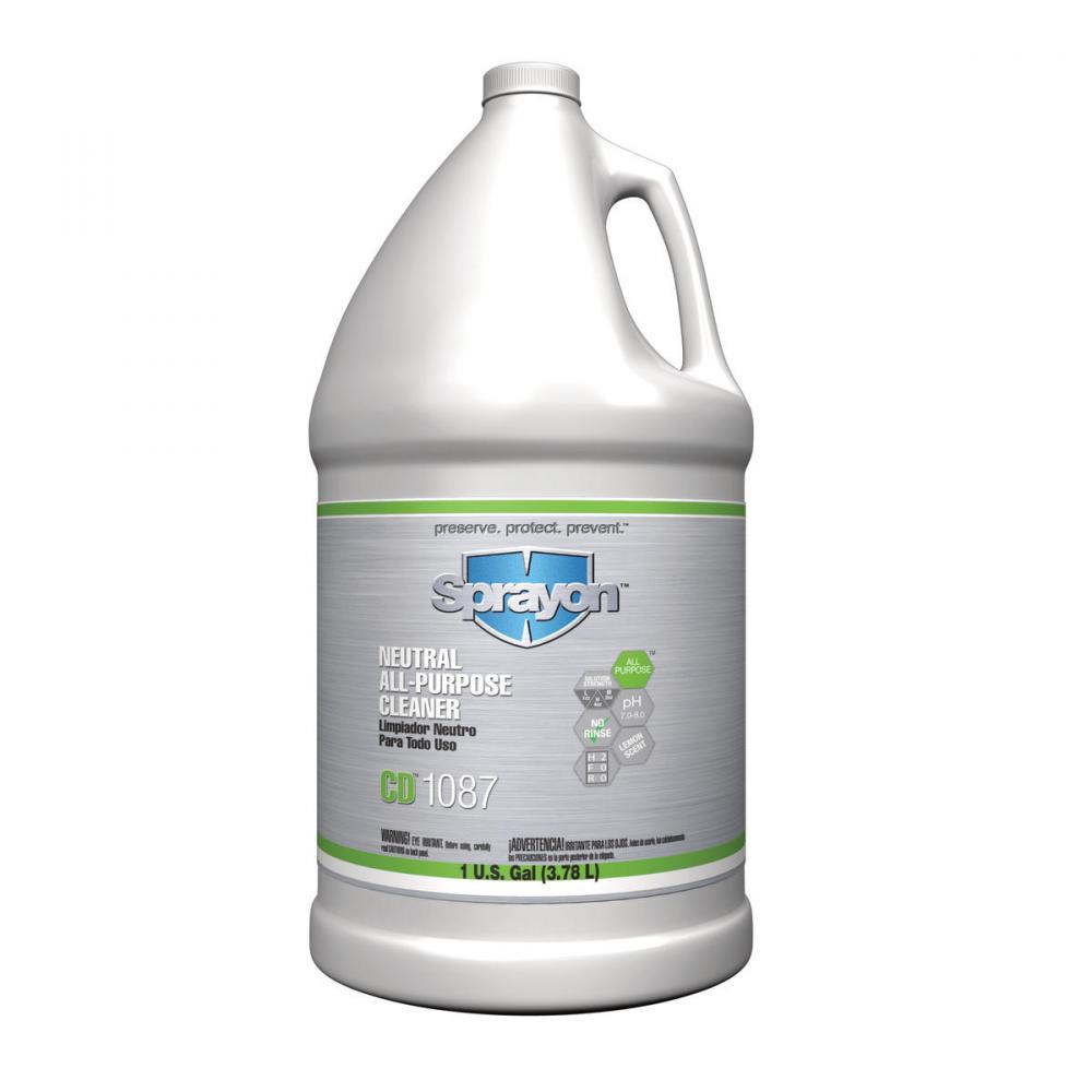 Sprayon CD1087 Neutral All-Purpose Cleaner, 1 Gallon<span class='Notice ItemWarning' style='display:block;'>Item has been discontinued<br /></span>