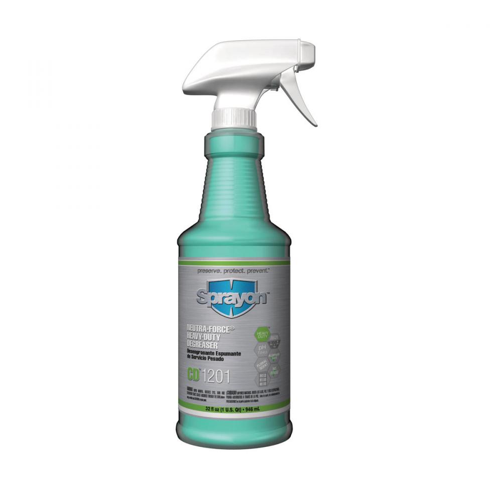 Sprayon CD1201 Neutra-Force Heavy-Duty Degreaser, 32 oz.<span class='Notice ItemWarning' style='display:block;'>Item has been discontinued<br /></span>