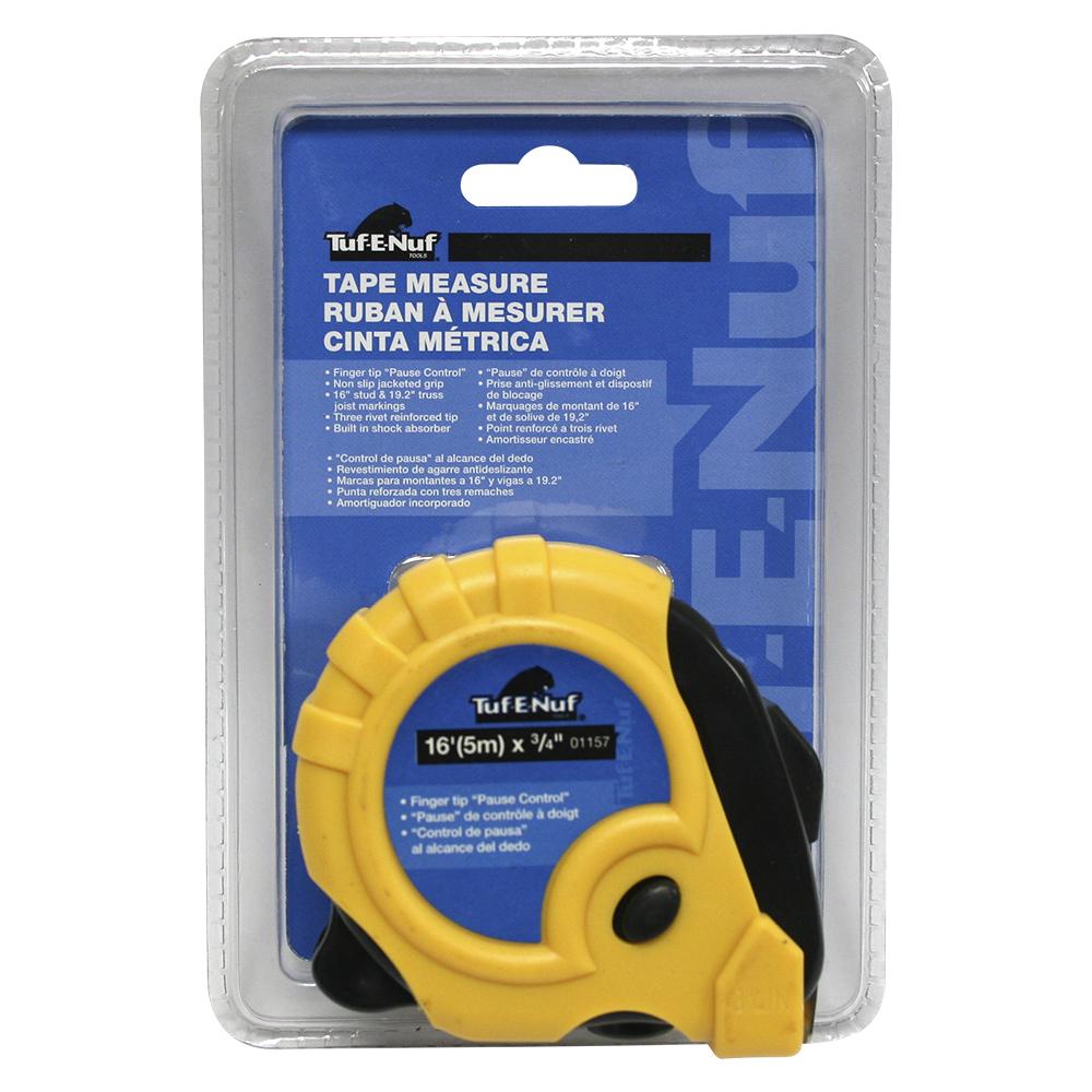 16&#39; (5m) x 3/4&#34; Rubber Jacket Tape Measure<span class=' ItemWarning' style='display:block;'>Item is usually in stock, but we&#39;ll be in touch if there&#39;s a problem<br /></span>