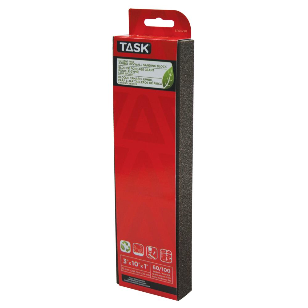 Solvent Free Eco 60 / 100 Grit Medium / Fine Jumbo Paint & Drywall Sanding Block<span class=' ItemWarning' style='display:block;'>Item is usually in stock, but we&#39;ll be in touch if there&#39;s a problem<br /></span>