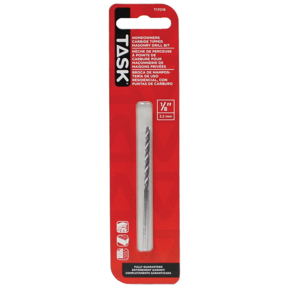 1/8&#34; Rotary Masonry Drill Bit<span class=' ItemWarning' style='display:block;'>Item is usually in stock, but we&#39;ll be in touch if there&#39;s a problem<br /></span>