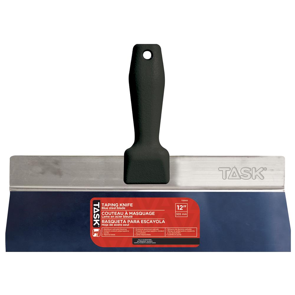 12&#34; Blue Steel Taping Knife with Poly Hdle<span class=' ItemWarning' style='display:block;'>Item is usually in stock, but we&#39;ll be in touch if there&#39;s a problem<br /></span>