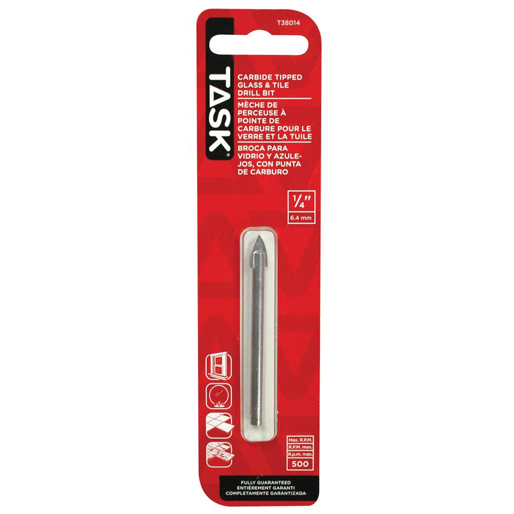 1/4&#34; Glass & Tile Drill Bit<span class=' ItemWarning' style='display:block;'>Item is usually in stock, but we&#39;ll be in touch if there&#39;s a problem<br /></span>
