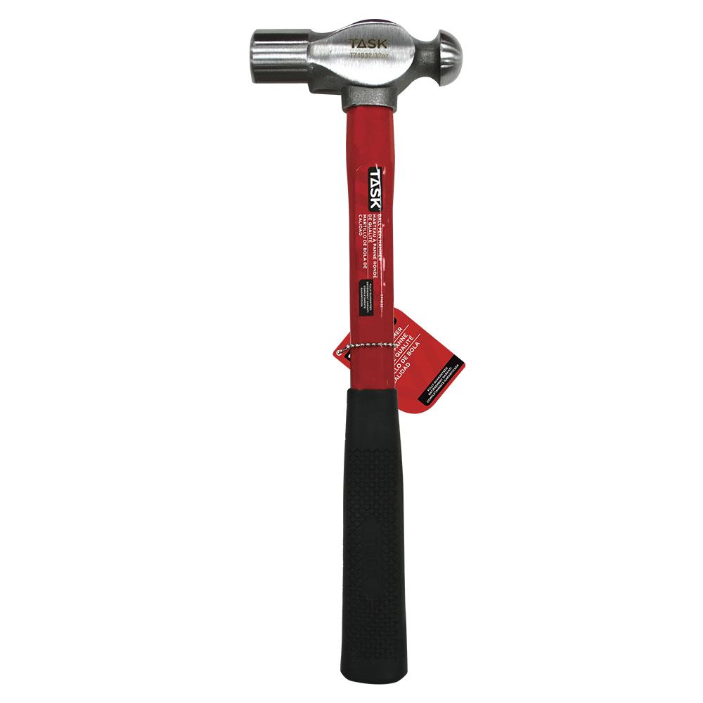 32 oz. Ball Pein Hammer with Fiberglass Handle<span class=' ItemWarning' style='display:block;'>Item is usually in stock, but we&#39;ll be in touch if there&#39;s a problem<br /></span>
