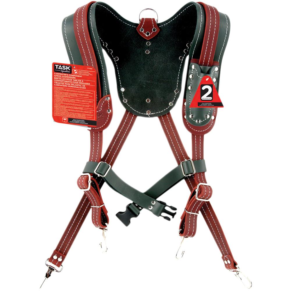 Green & Burgundy Suspender Harness<span class=' ItemWarning' style='display:block;'>Item is usually in stock, but we&#39;ll be in touch if there&#39;s a problem<br /></span>