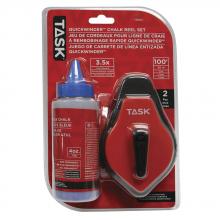 Task Tools T26015 - 2pc Quickwinder Chalk Reel Set with Chalk - Clamshell