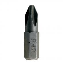 Task Tools T68012 - #2 PH 1" Screwdriver Bit - Bulk