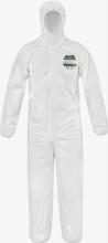 Lakeland Protective Wear EMN428-LG - Disposable Coverall with Hood, Elastic Wrists and Ankles