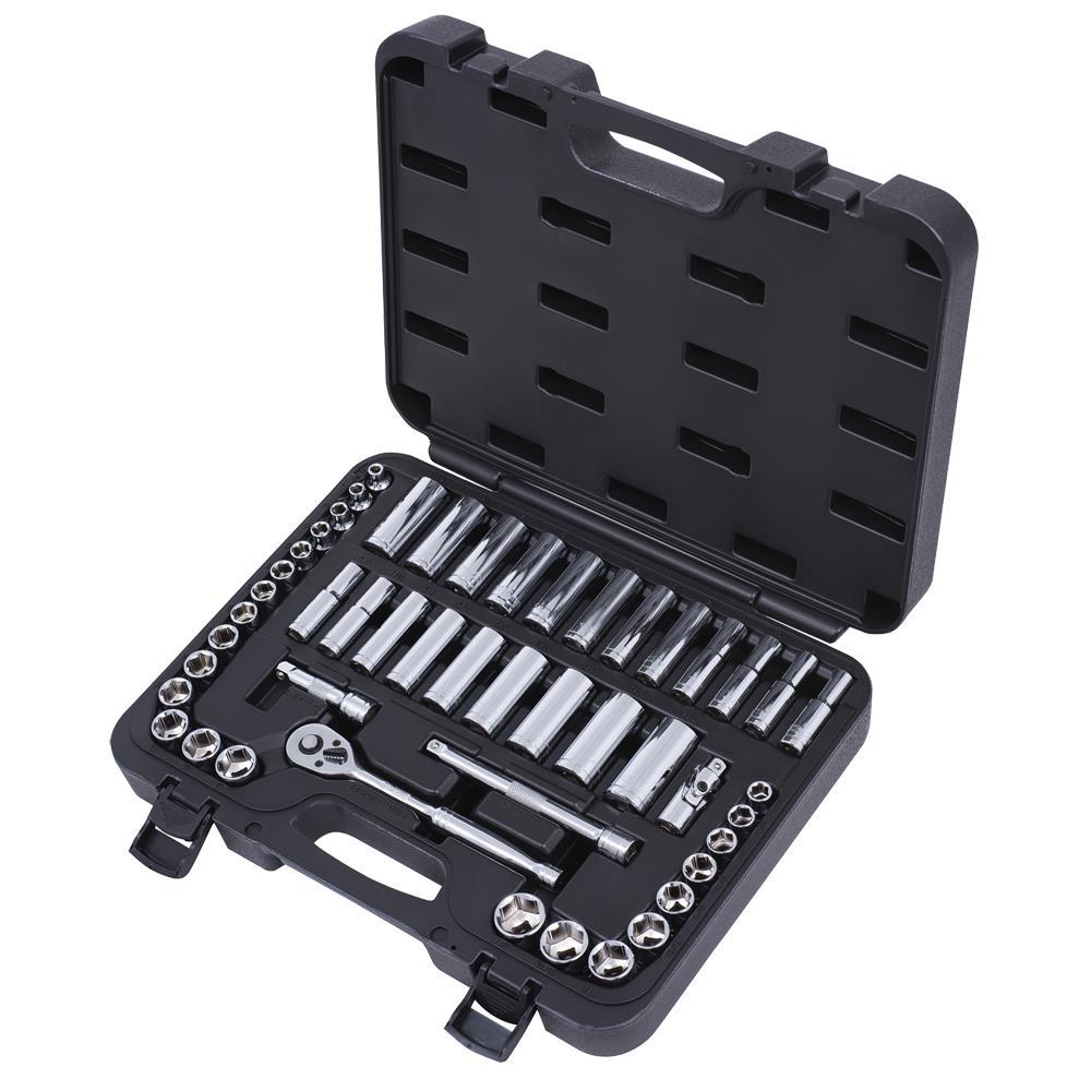 49 PC 3/8&#34; Drive SAE / Metric Socket Set<span class=' ItemWarning' style='display:block;'>Item is usually in stock, but we&#39;ll be in touch if there&#39;s a problem<br /></span>
