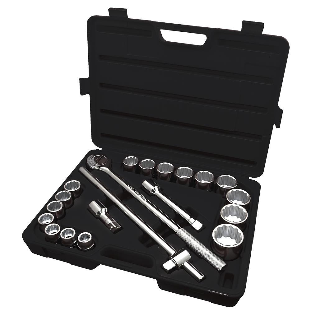 21 PC 3/4&#34; Drive SAE Socket Set<span class=' ItemWarning' style='display:block;'>Item is usually in stock, but we&#39;ll be in touch if there&#39;s a problem<br /></span>