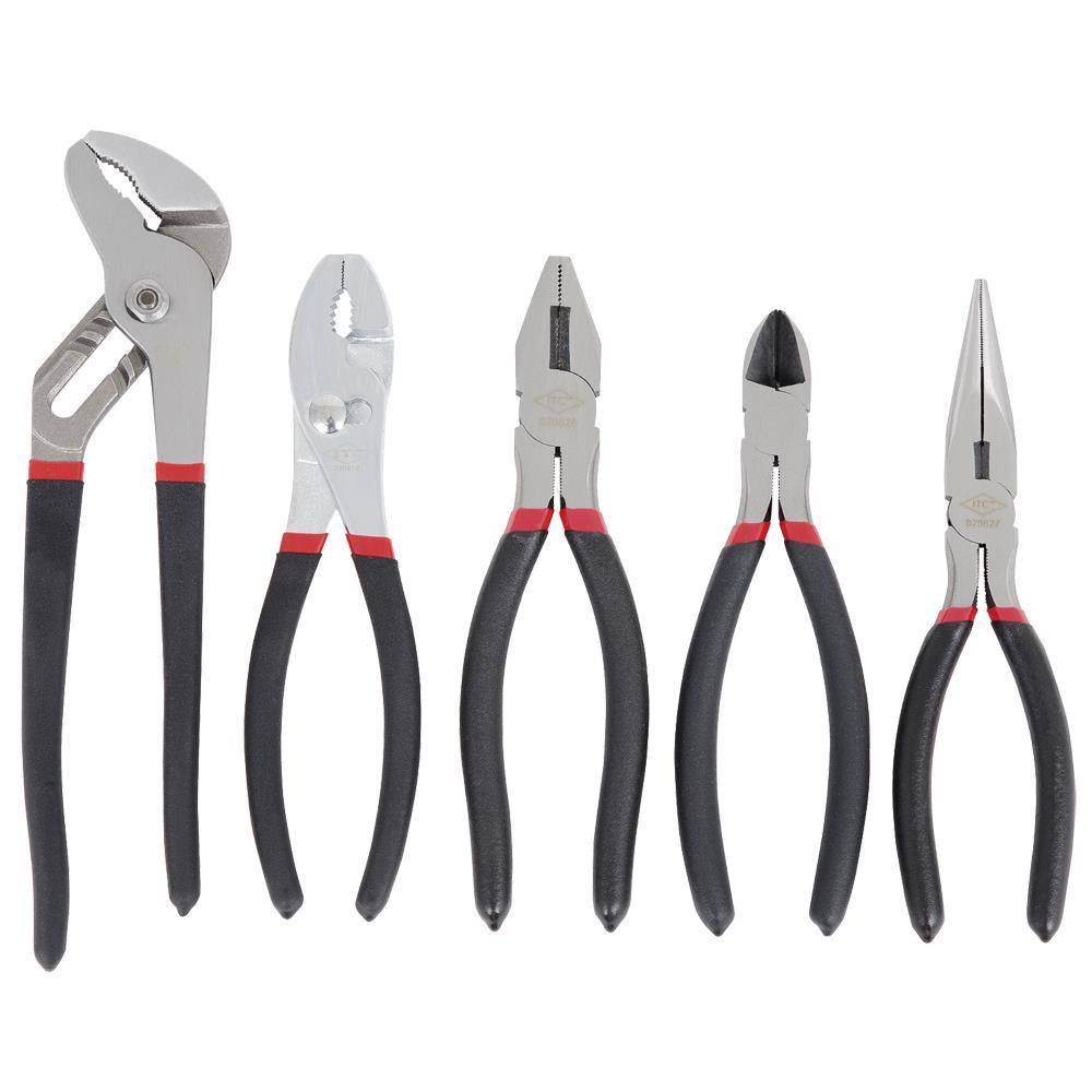 5 PC Cushion Grip Pliers Set<span class=' ItemWarning' style='display:block;'>Item is usually in stock, but we&#39;ll be in touch if there&#39;s a problem<br /></span>