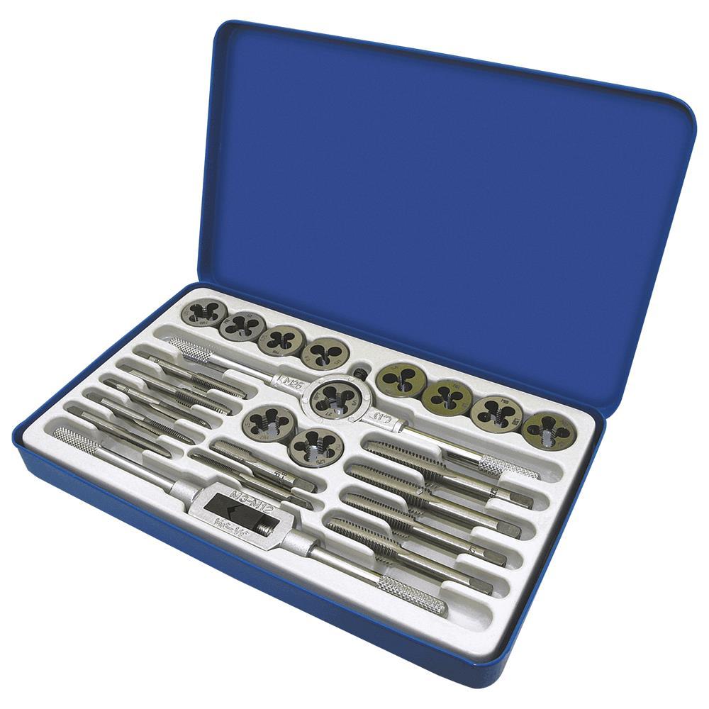 24-Piece Metric Alloy Tap and Die Set<span class=' ItemWarning' style='display:block;'>Item is usually in stock, but we&#39;ll be in touch if there&#39;s a problem<br /></span>