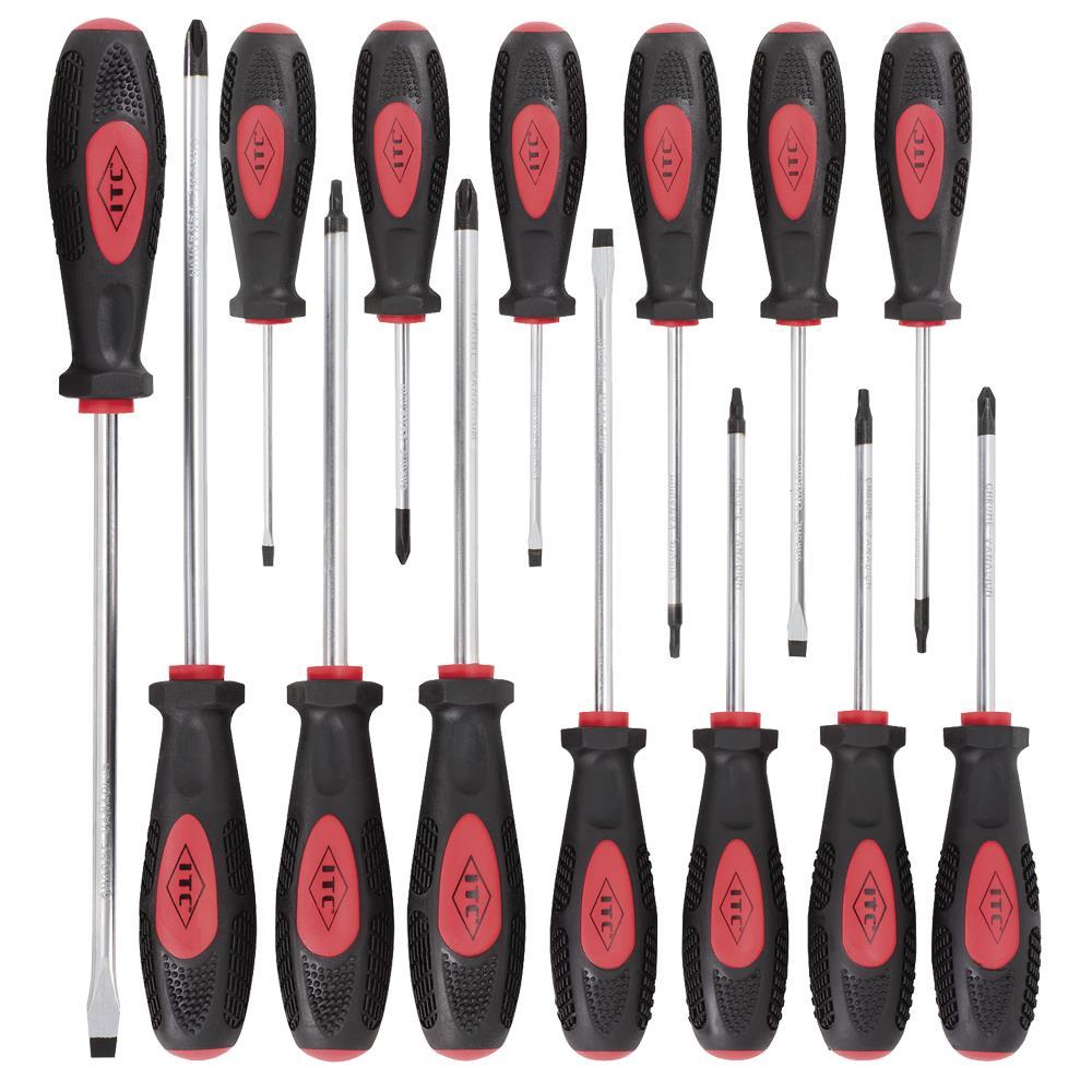 14 PC Ergonomic Screwdriver Set<span class=' ItemWarning' style='display:block;'>Item is usually in stock, but we&#39;ll be in touch if there&#39;s a problem<br /></span>