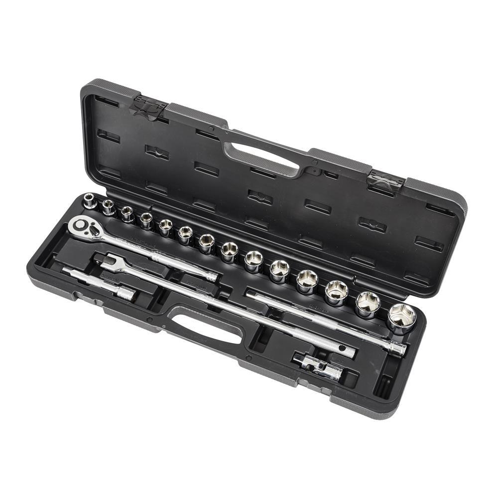 20 PC 1/2&#34; Drive SAE Socket Set<span class=' ItemWarning' style='display:block;'>Item is usually in stock, but we&#39;ll be in touch if there&#39;s a problem<br /></span>