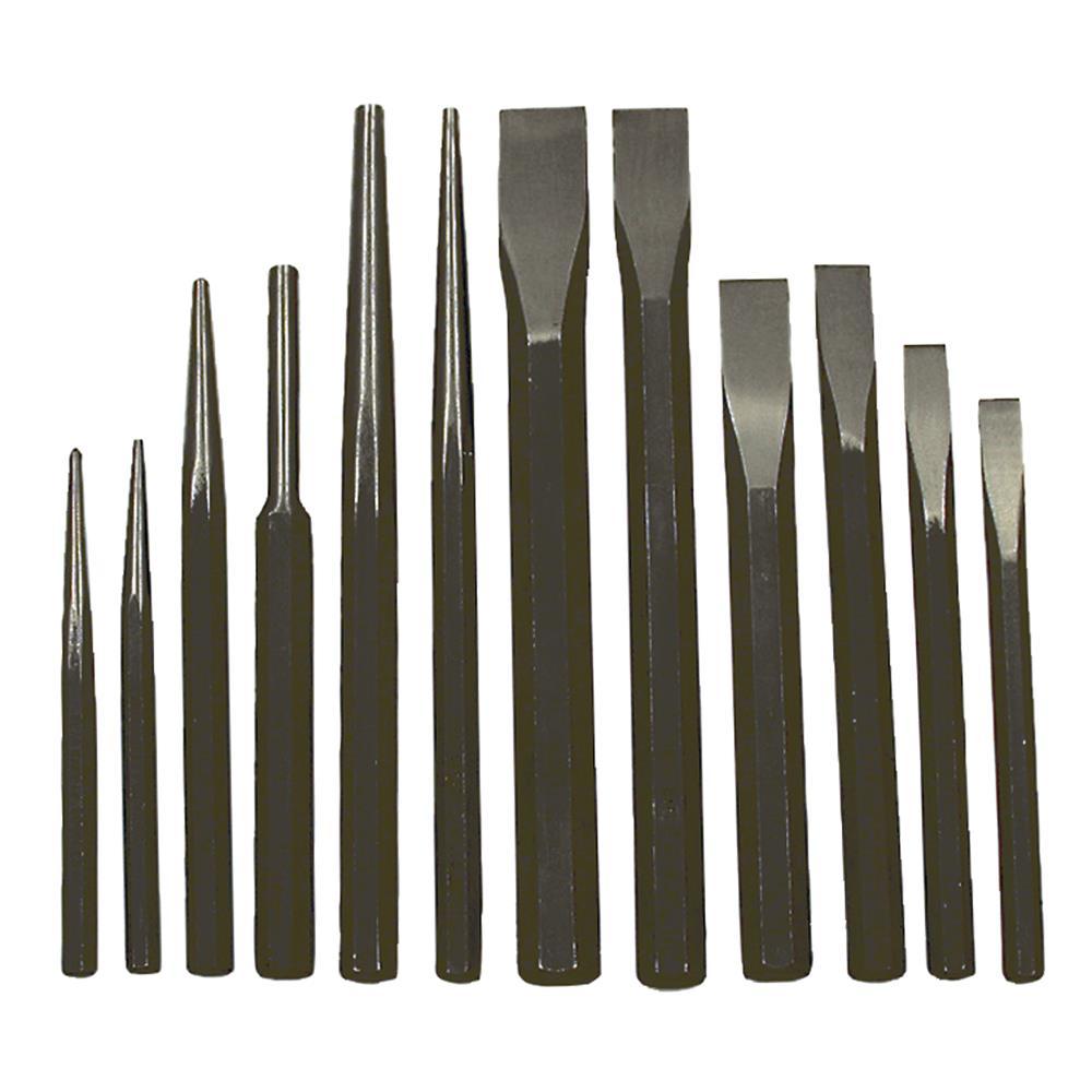 12 PC Jumbo Punch and Chisel Set<span class=' ItemWarning' style='display:block;'>Item is usually in stock, but we&#39;ll be in touch if there&#39;s a problem<br /></span>