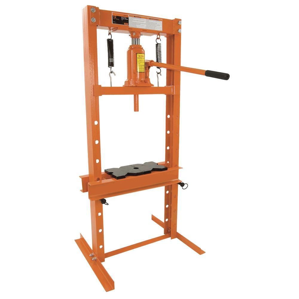 12 Ton Heavy Duty Shop Press<span class=' ItemWarning' style='display:block;'>Item is usually in stock, but we&#39;ll be in touch if there&#39;s a problem<br /></span>