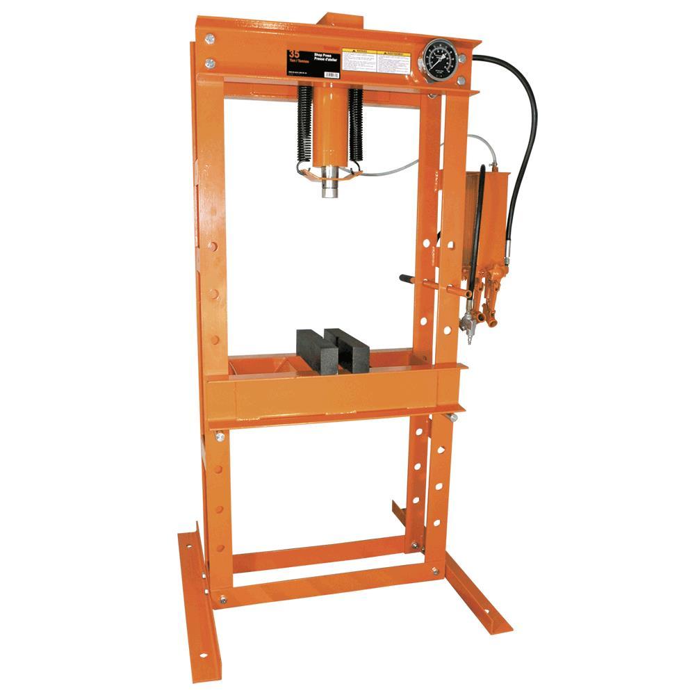 35 Ton Heavy Duty Air Assist Shop Press<span class=' ItemWarning' style='display:block;'>Item is usually in stock, but we&#39;ll be in touch if there&#39;s a problem<br /></span>