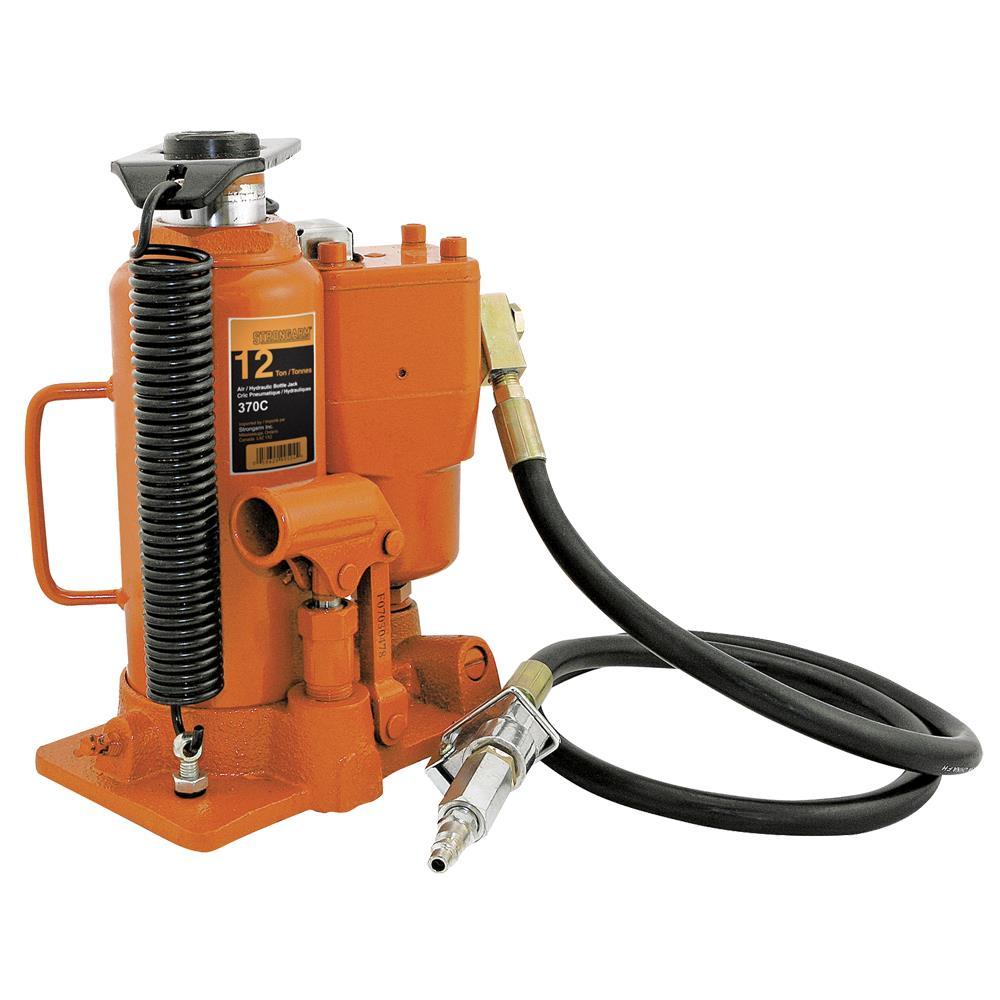 12 Ton Air/Hydraulic Bottle Jack - Heavy Duty<span class=' ItemWarning' style='display:block;'>Item is usually in stock, but we&#39;ll be in touch if there&#39;s a problem<br /></span>