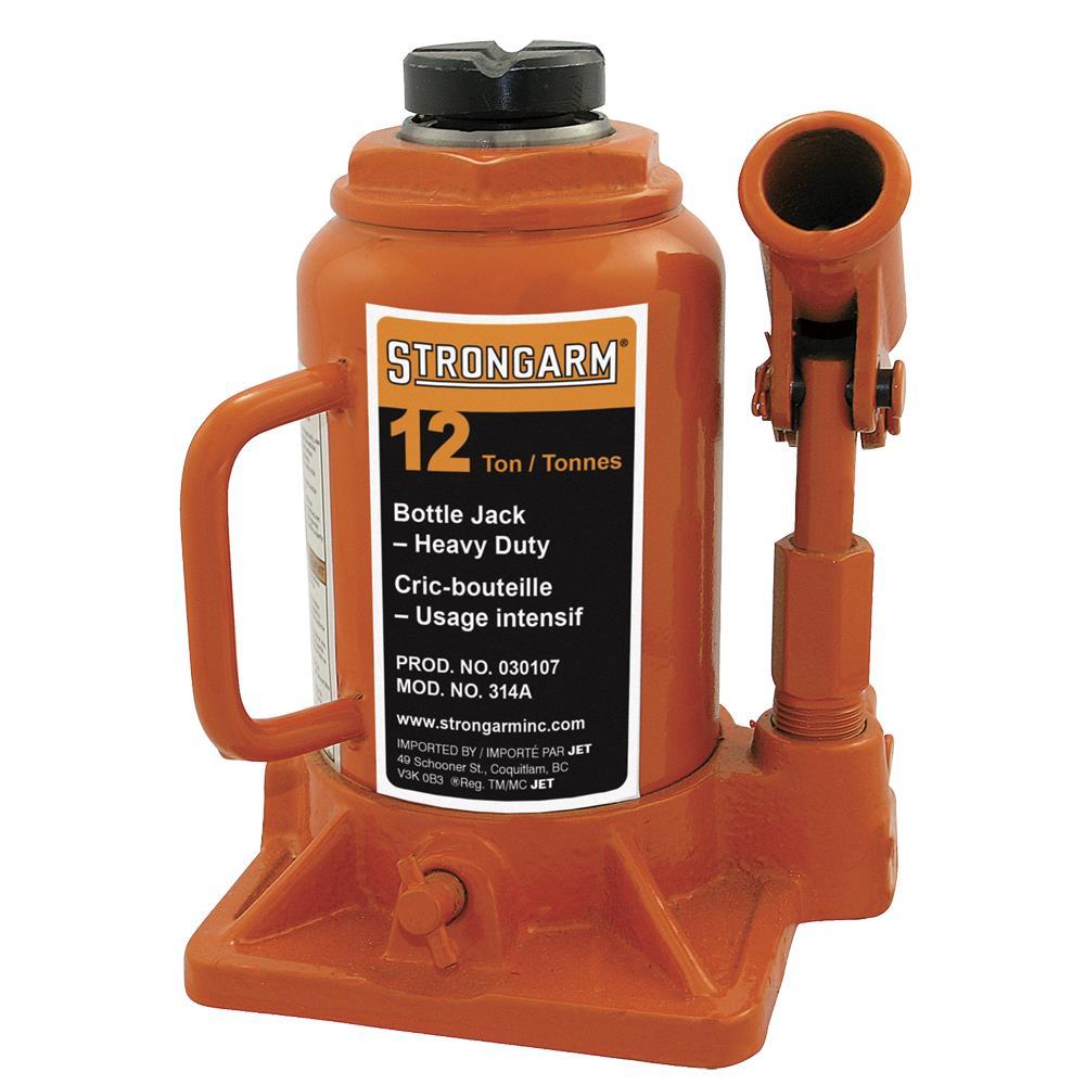 12 Ton Bottle Jack - Heavy Duty<span class=' ItemWarning' style='display:block;'>Item is usually in stock, but we&#39;ll be in touch if there&#39;s a problem<br /></span>