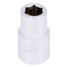 Jet - CA 672114 - 1/2" DR x 7/16" Regular Chrome Socket - 6 Point