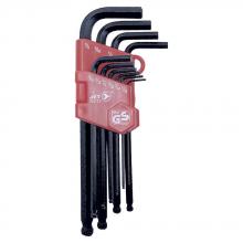 Jet - CA 775173 - 10 PC SAE Ball Nose Hex Key Set